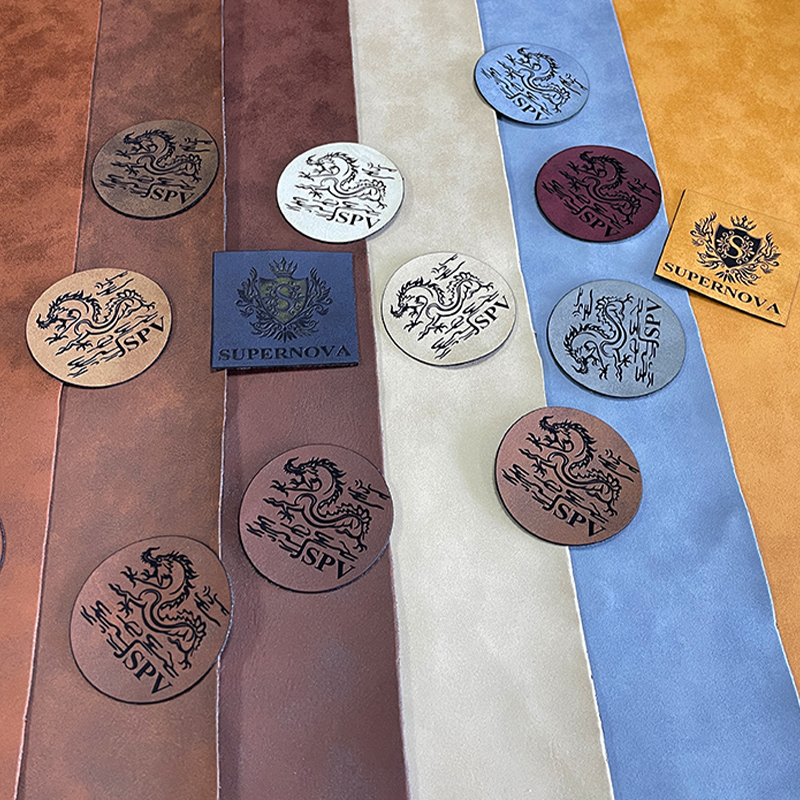 Matte vintage laserable leatherette sheets with adhesive/without adhesive