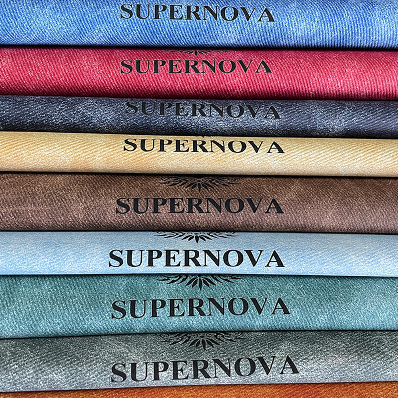 Denim laserable leatherette sheets with adhesive/without adhesive